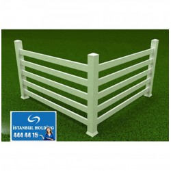 Kompozit Ürünler Yükseklik;1m Uzunlluk;1,5m Ölçüsünde Düz Topuzlu Alüminyum Çit A101