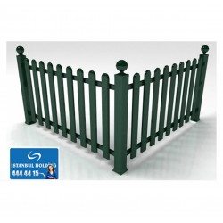 Kompozit Ürünler Yükseklik;1m Uzunlluk;1,5m Ölçüsünde Alüminyum Çit A100