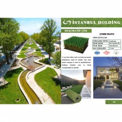 Kompozit Ürünler Çim Halı Venus Green 20mm