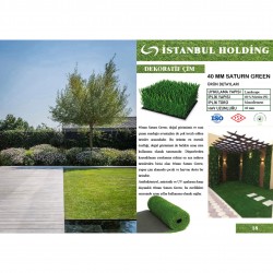 Kompozit Ürünler Çim Halı Saturn 40mm