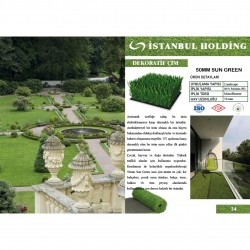 Kompozit Ürünler Çim Halı Sun 50mm Kompozit Ürünler Çim Halı Sun 50mm