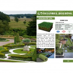 Kompozit Ürünler Çim Halı Earth Green 50mm