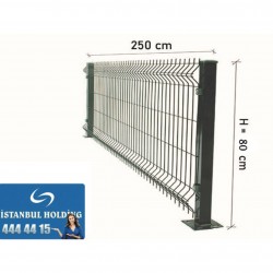 Kompozit Ürünler Yükseklik;1m Uzunlluk;1,5m Ölçüsünde Alüminyum Çit A103