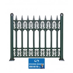 Kompozit Ürünler 100 cm Yükseklik Sadabat Model Plastik Ferforje Çit Kompozit Ürünler 100 cm Yükseklik Sadabat Model Plastik Ferforje Çit